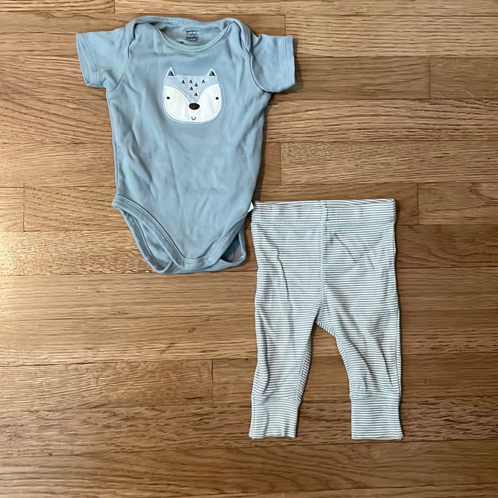 Baby boy fox outfit